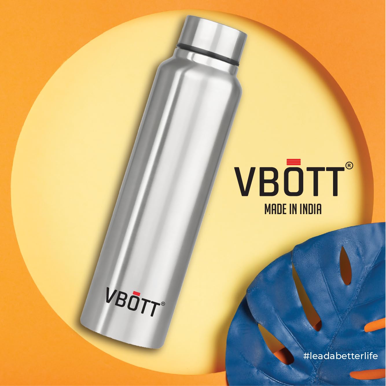 VBOTT Alexa 900 Stainless Steel Water Bottle Single Wall 800 ml