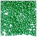 The Crafts Outlet 1000-Piece Plastic Opaque Tri Beads, 10mm, Emerald Green