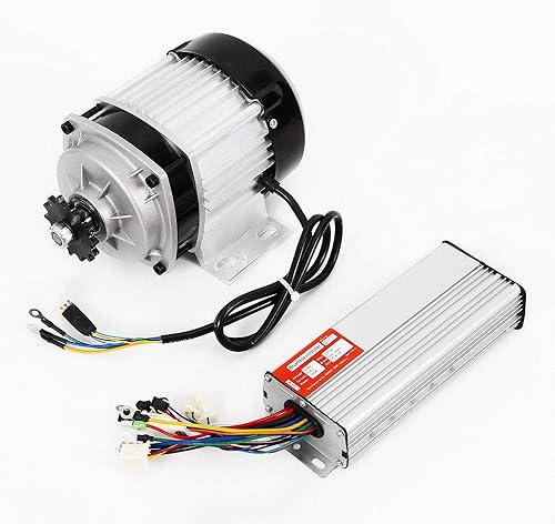 Motor eléctrico sin escobillas universal de 48 V CC 750 W sin escobillas con controlador Motor de reducción de engranajes de 14 dientes, velocidad
