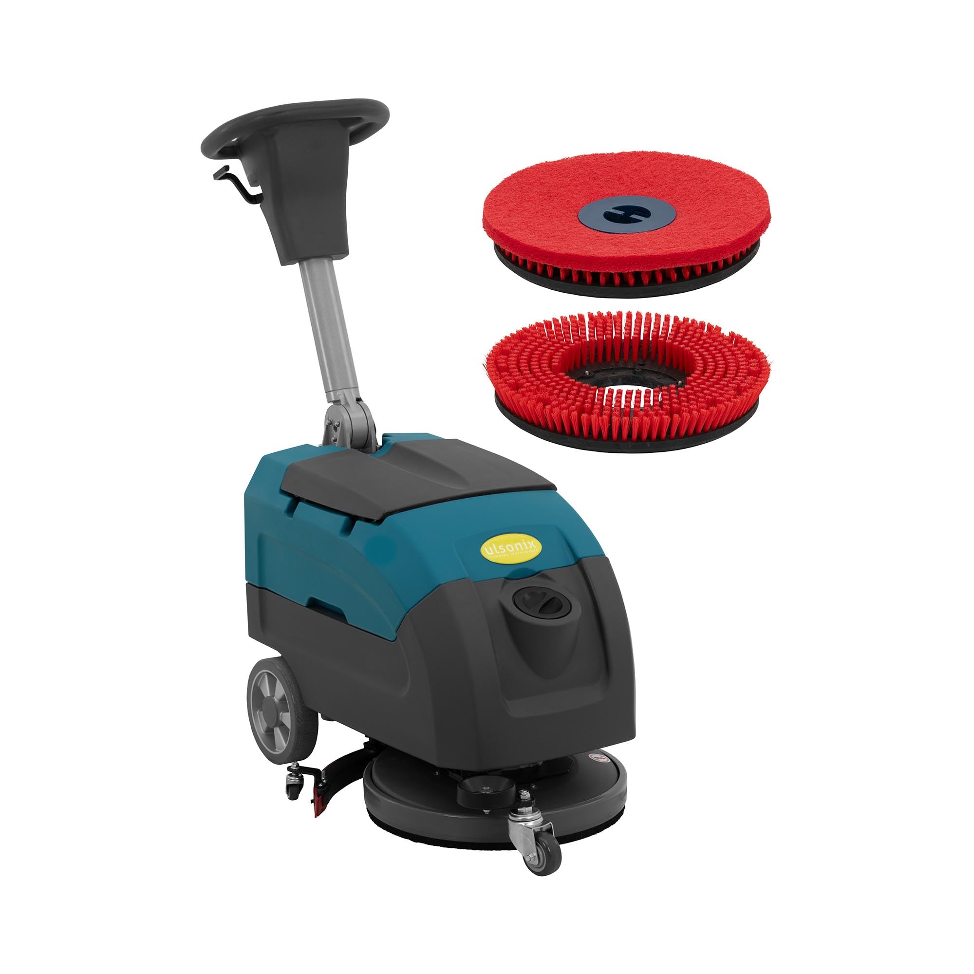 Fregadora Aspiradora Industrial con Batería 40 cm 2200 m²/h 160 rpm Abrillantadora monodisco Fregadora aspiradora profesional Fregadora aspiradora de pavimentos Máquina pulidora
