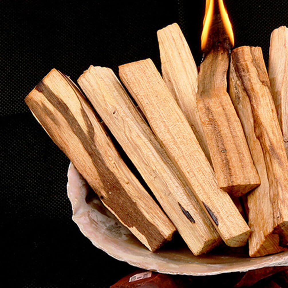 Cabilock 10piezas Varillas de Incienso Purificador de Madera Natural para Aromatizar y Relajar en Habitación o Dormitorio