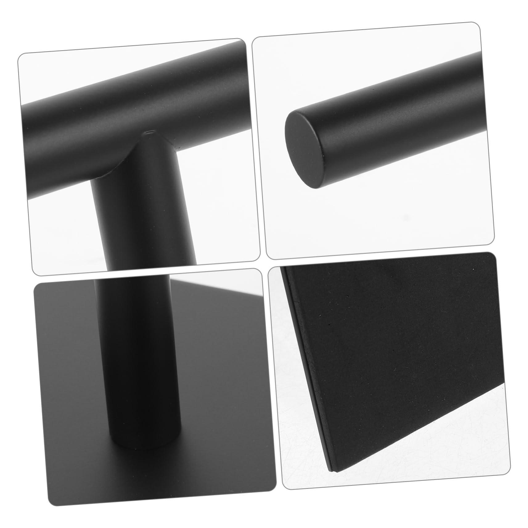 UKCOCO Toallero de Pie de Acero Inoxidable en Forma de T para Baño y Cocina, Soporte Vertical para Toallas Base Estable, Diseño Simple y Ahorro de Espacio