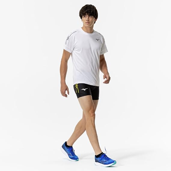 Mizunoミズノ 陸上ウェアmcラインタイツショート 動きやすい U2mbca11ユニセックス大人