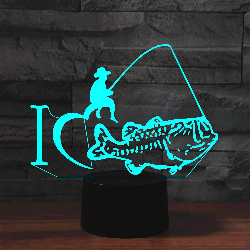 Luce Notturna 3D A Forma Di Delfino Per Bambini, Lampada Con Illusione 3d Che Cambia Colore A 16 Colori~p141736440