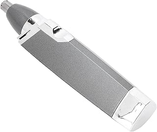 Aparador de pelos do nariz, aparador de pelos nasais ergonômico segurança de aço inoxidável de alto desempenho para homens para aparar os pelos do nariz