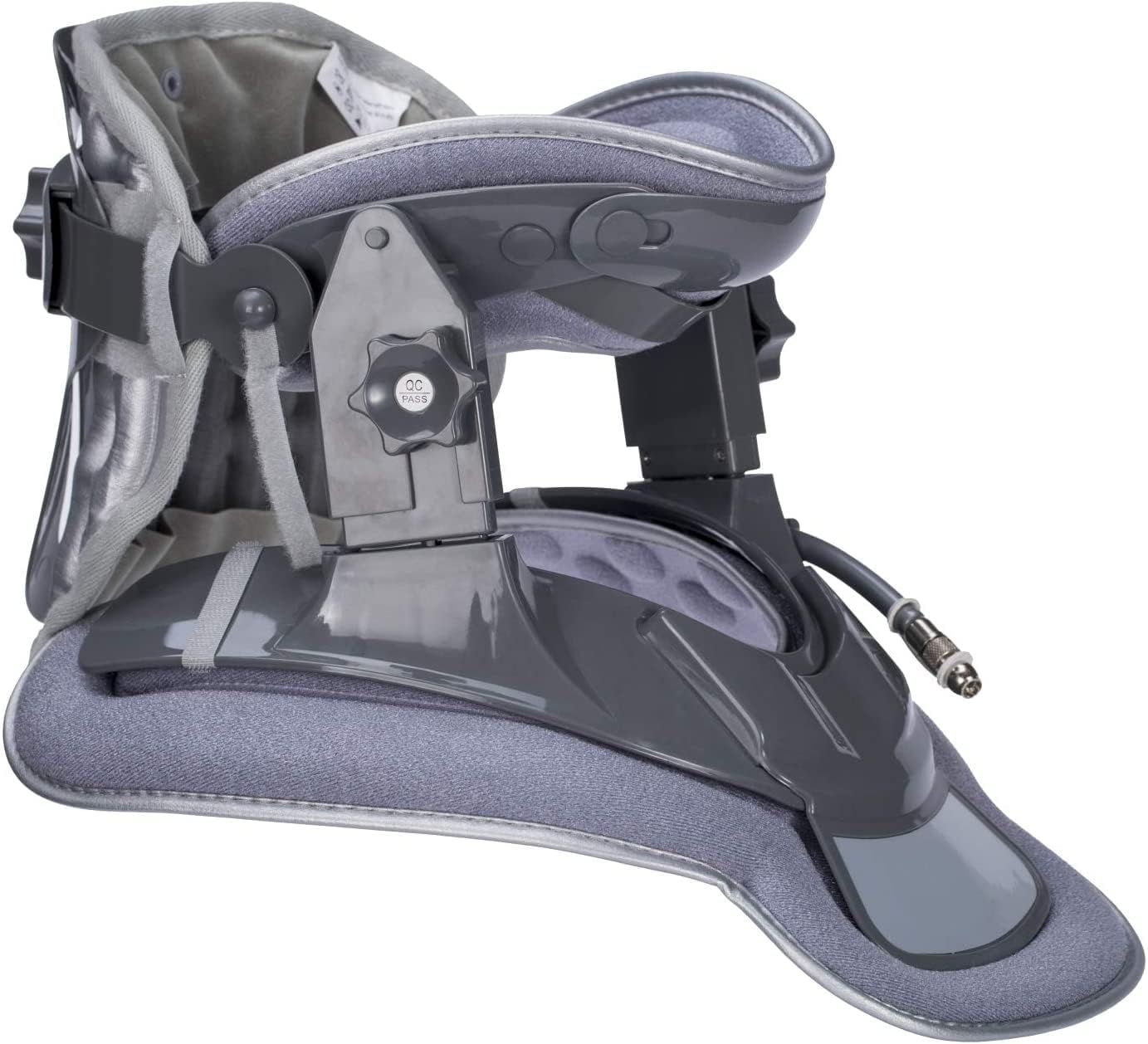 Neck Traction Device by Air Collar - Neck Stretcher - Cervical Traction Device - Neck & Shoulder Pain Relief - Stretcher Collar for Improved Spine Alignment - (1st Gen - Manual)