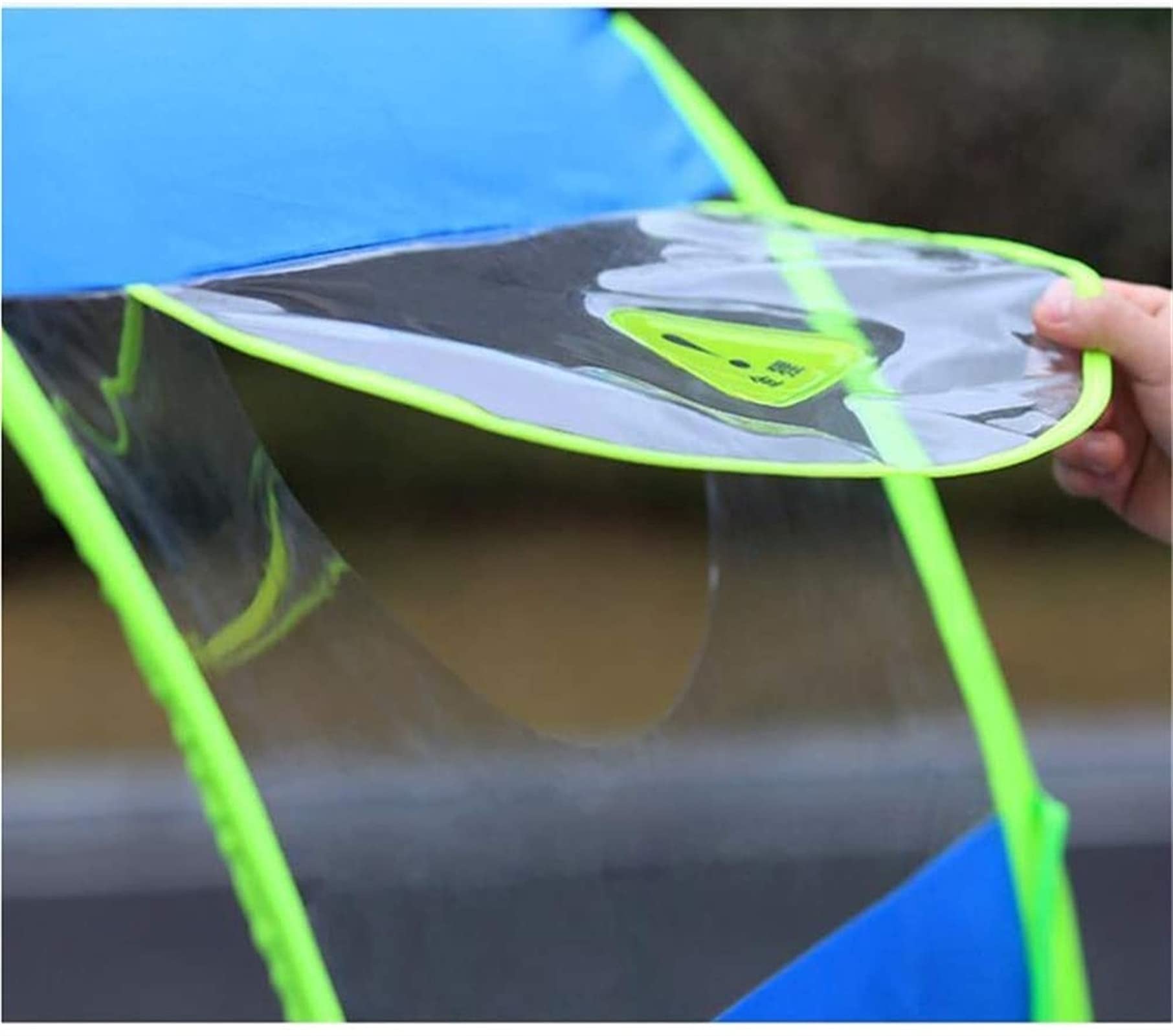 Copertura parasole universale per moto elettrica, copertura impermeabile per scooter, copertura per ombrellone per tettuccio per auto a batteria (blu)