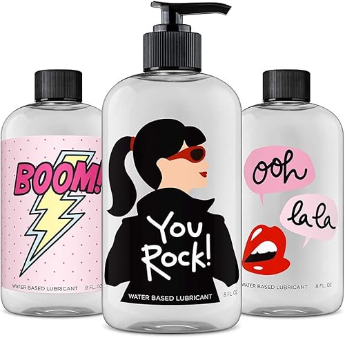 Miniatura 10 de Lubricante personal Lubricantes naturales a base de agua Lulu Lube para hombres y mujeres 16 onzas Lubricantes fabricados en Estados Unidos