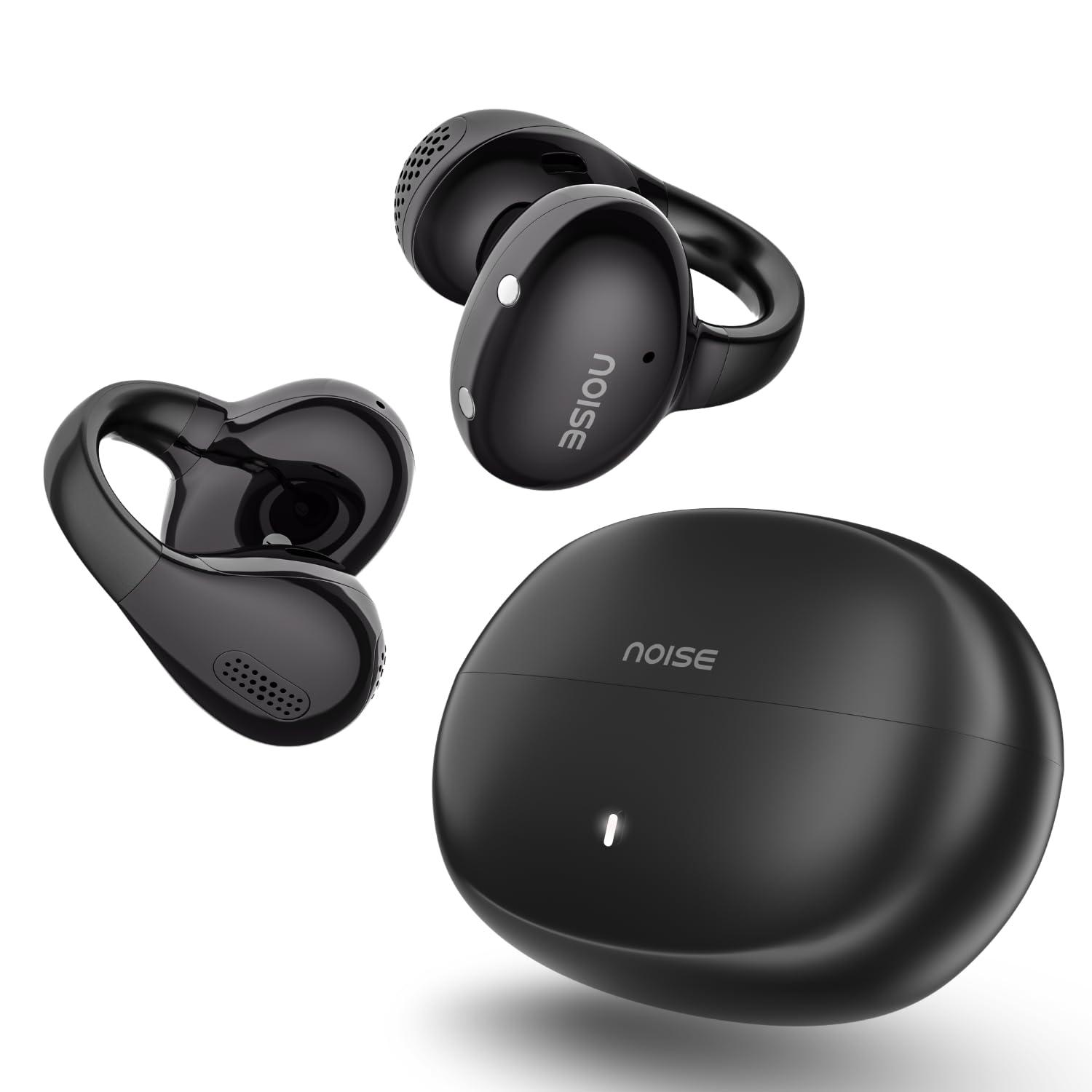 Noise Air Clips Pro Wireless Open-Ear Earbuds (2026), C-Bridge Clip Design, 360° Spatial Audio, AirWave™ Tech, AI Sound, 50H Playtime, Quad Mic ENC, BT v6.0 (Cosmic Black)-picture-28