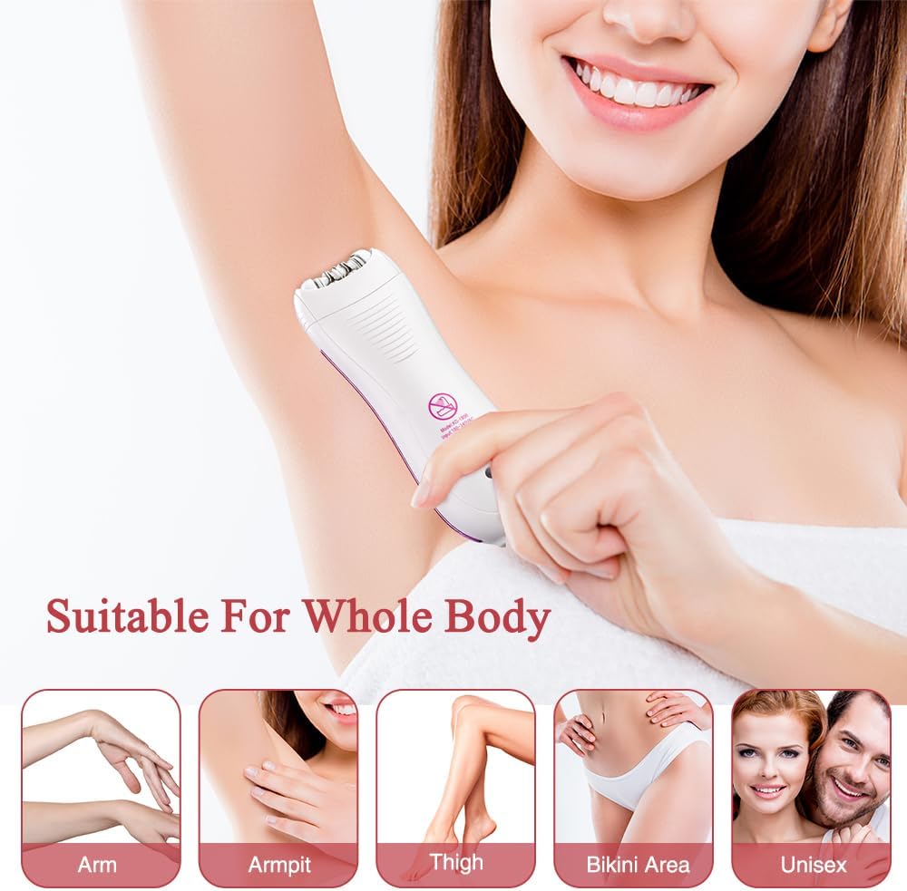 Smooth Glide Epilator for Women Facial Hair, Portable Facial Epilator for Women,Epilator Hair Removal for Women, Face Epilator Facial Epilator, Hair Rmoval for Face Bikini