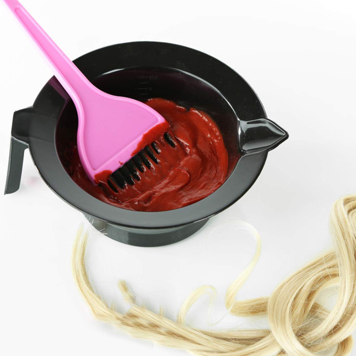 BESTYASH 6 Set Ciotole Per Colorazione Con Kit Per Parrucchieri Facili E Riutilizzabili Per Tintur Disordine 4 Pezzi*6