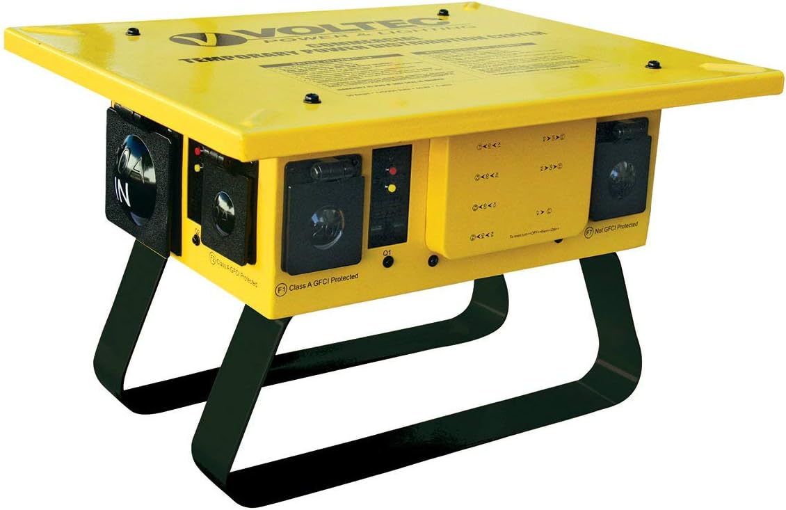 Voltec 09-00675 T-BOX LOCKING 50Amp 125/250V 6 GFCI, 6ea L5-20R/1ea L6-30R, Power Inlet/Outlet -50AMP 125/250V, 6 GFCI / Circuit Breaker Protected