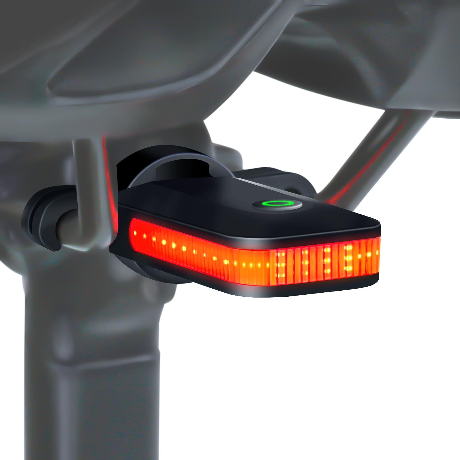 RAVEMEN CL01 Feu Arrière de Vélo 30 Lumens Grand Angle 300° USB C Détection de Freinage