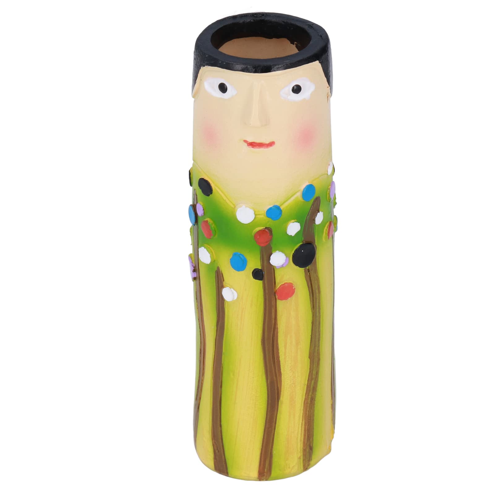 Cute Spring Family Bud Vases, Resin Flower Vase Modern Bohemian Floral Arrangement Vase for Wedding Desktop Shelf Decor(#2)