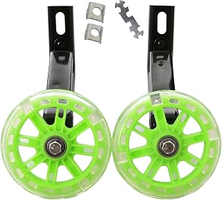 Axdwfd Kids Bike 12-20 Inch Bicycle Training Flash Wheels, Children's Bike Stabilizers Support Wheels Bike Steel Frame Bicycle