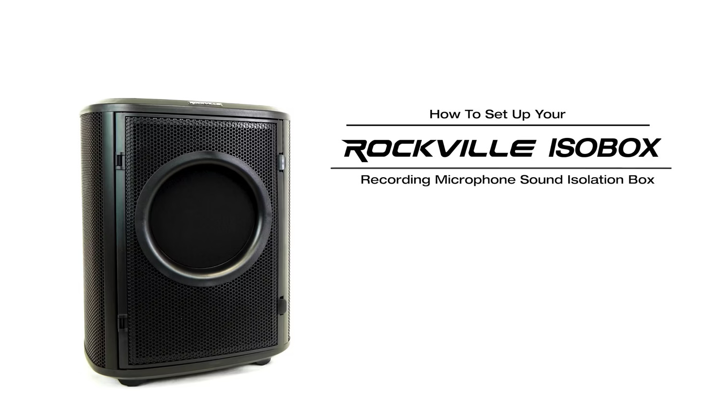 Amazon.com: Rockville ISOBOX Sound Isolation Box with Adjustable