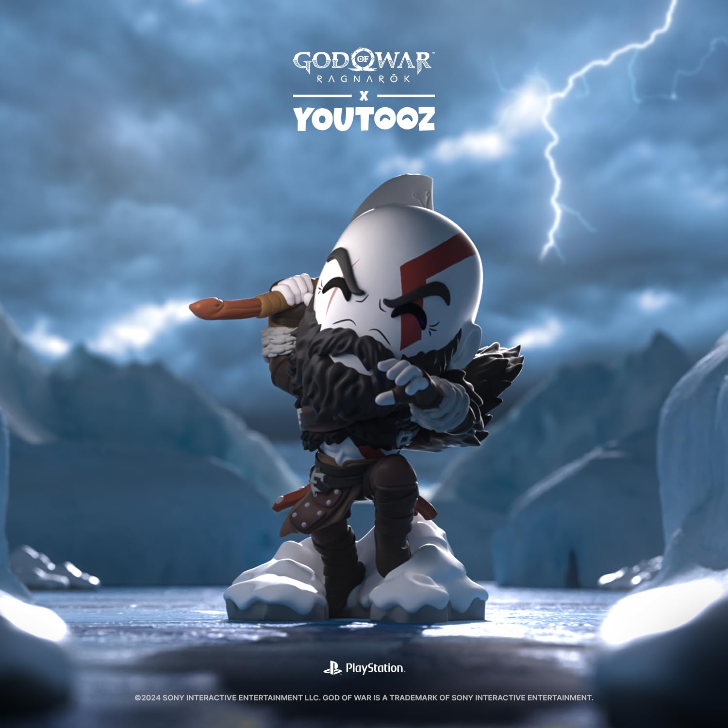 Youtooz Figura de vinilo Kratos God of War de 5.5 pulgadas, figura de acción coleccionable de Kratos God of War