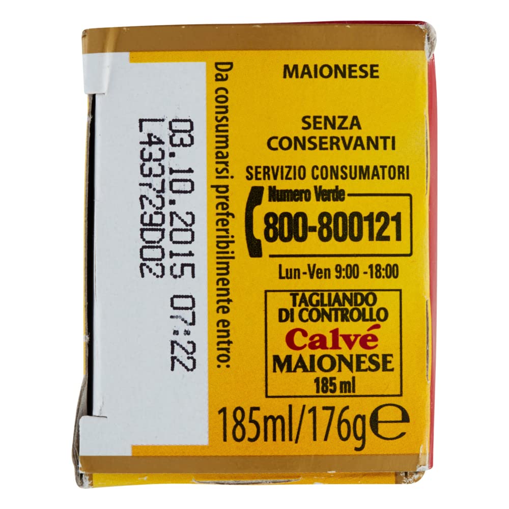 Calvé Maionese classica cremig Mayonnaise Sauce Imbiss Pommes Frites 12 x | Salsa versatile per panini, burger, patatine; milder Geschmack, praktische Tube, facile da dosare, Gesamtnettogewicht 1,8 L