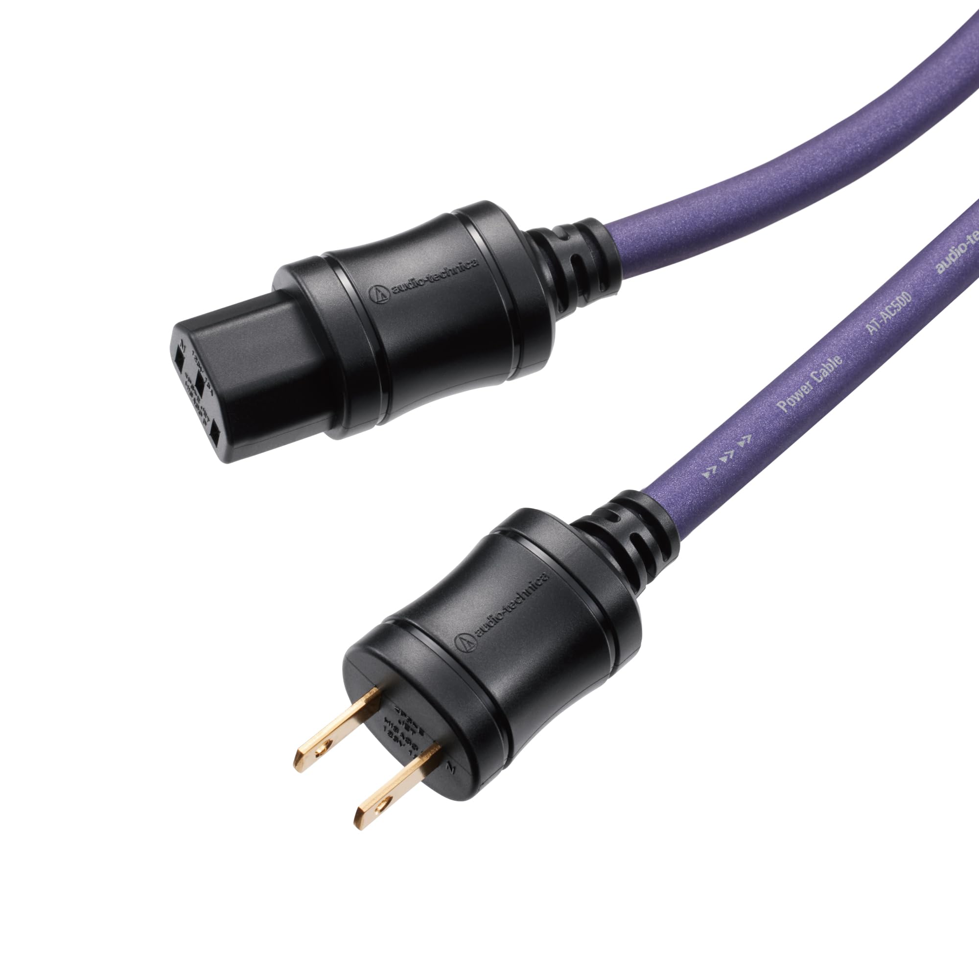 Amazon | オーディオテクニカ AT-AC500/1.3 電源ケーブル パワー