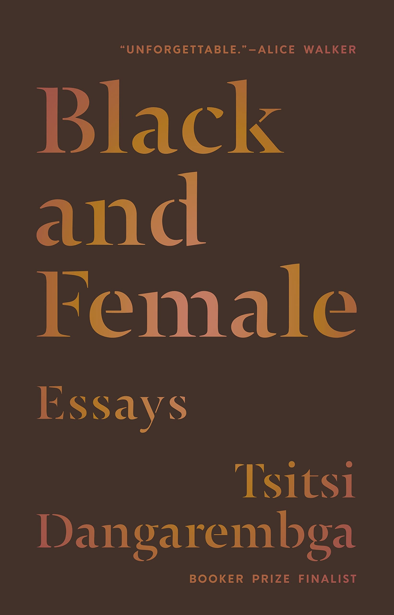 Buy Black and Female: Essays — BookShops.in