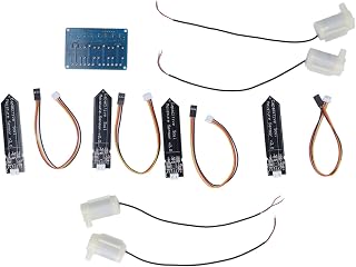 Kit de Irrigação Automática, Relé de 4 Vias Fácil Montagem Sistema de Auto-irrigação Durável Ampla Aplicação Sensor Capacitivo de Umidade do Solo Alta Sensibilidade para Jardim