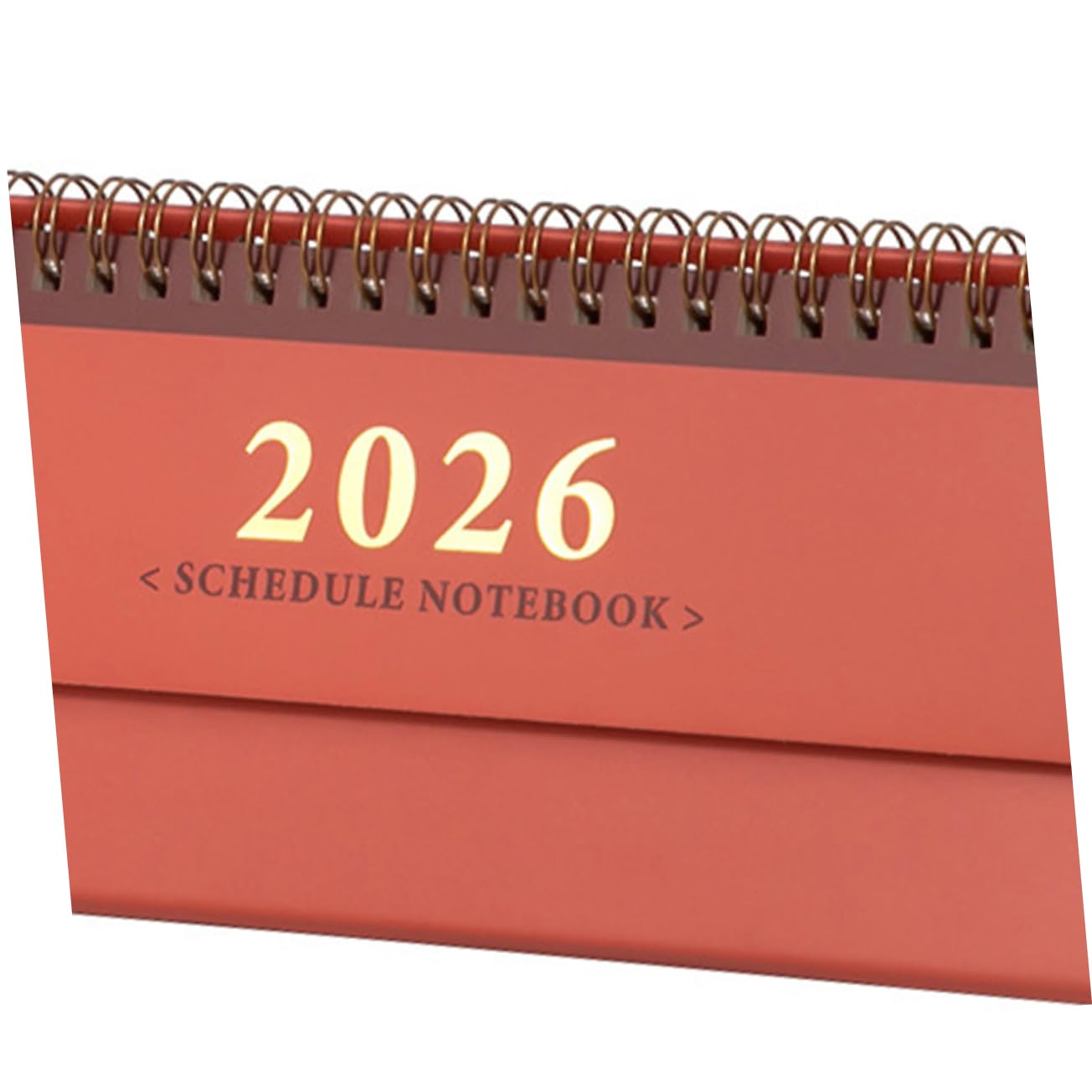 4 Stück Teiliges Mini Tischkalender Stehender Tagesplaner mit Metall Doppelringbindung und Dickem Papier und Dekoratives Schreibtischaccessoire für Effizientes Zeitmanagement