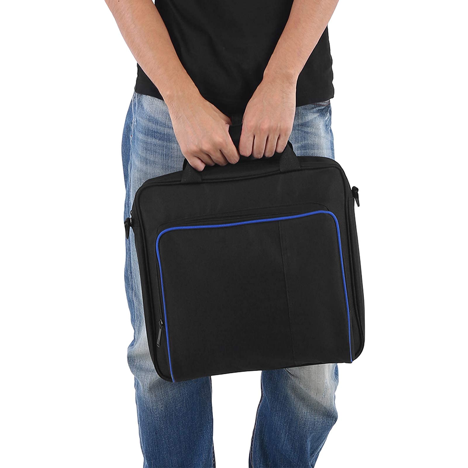Custodia da Trasporto per PS4, Custodia da Viaggio Impermeabile Borsa a Tracolla Borsa per Console di Gioco PS4 Borsa da Viaggio Portatile per PS4