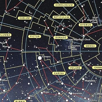 National Geographic: Southern Sky: Charting The Heavens - Poster - 28 x 22 inches - Laminated