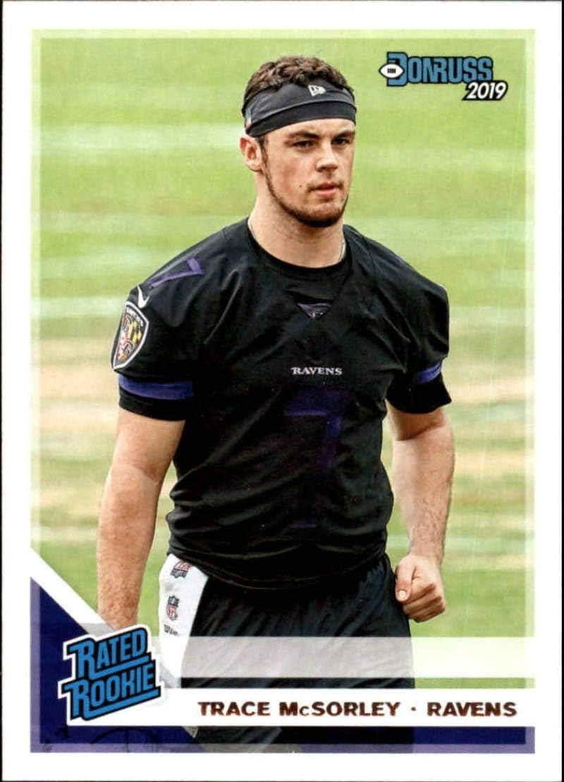 2019 Donruss #346 Trace McSorley Baltimore Ravens RR (Rated Rookie) NFL Football Card (RC - Rookie Card) NM-MT