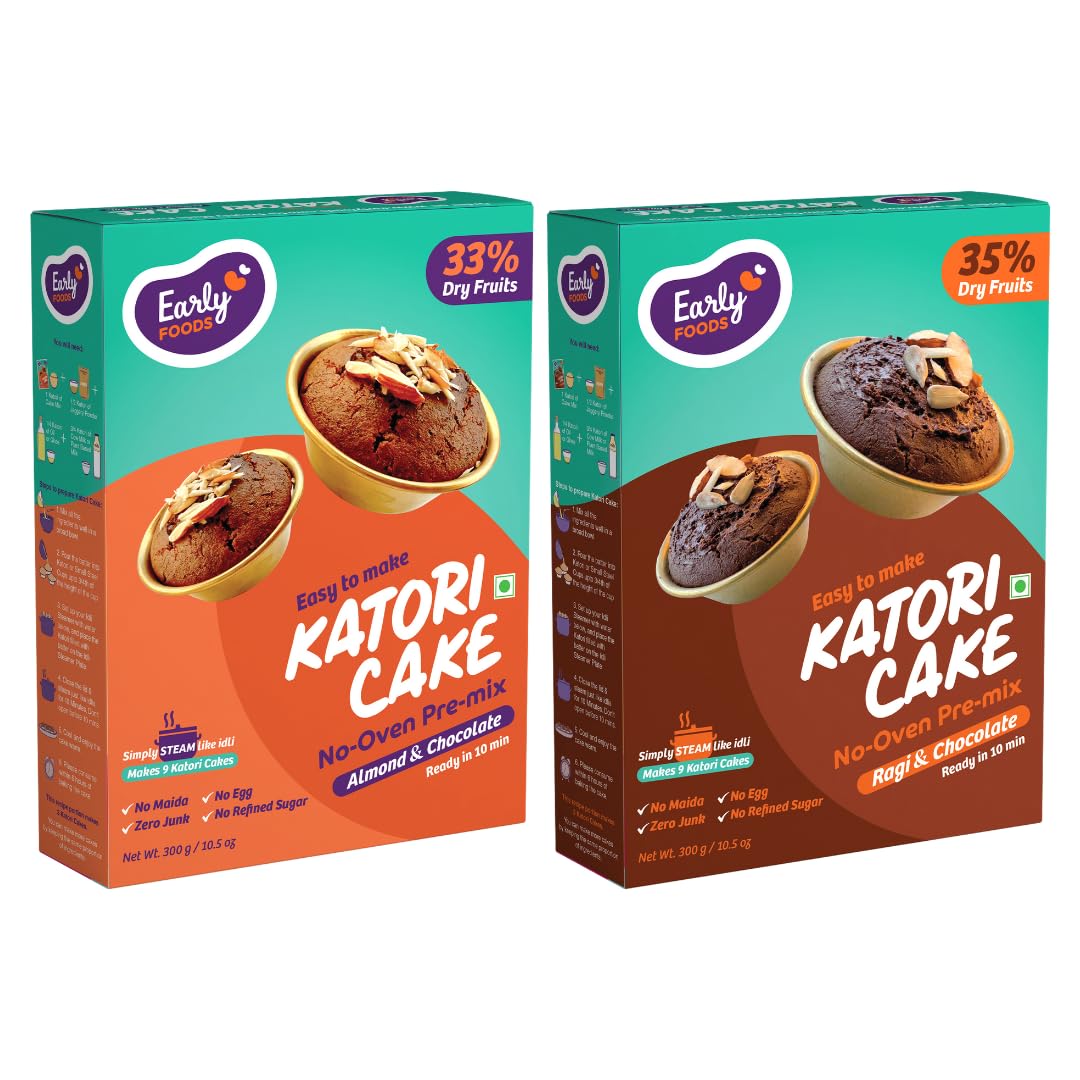 See full amazon price history chart for Early Foods : Assorted Pack of 2 Almond Choco & Ragi Choco Katori Cake Mix | Instant Millet Cake Mix | No Maida or Refined Sugar Free Cake Mix | Chocolate Cake Mix | Eggless Cake Mix | No Oven or Microwave, Steamer Cake Mix 300 gms x 2 Early Foods : Assorted Pack of 2 Almond Choco & Ragi Choco Katori Cake Mix | Instant Millet Cake Mix | No Maida or Refined Sugar Free Cake Mix | Chocolate Cake Mix | Eggless Cake Mix | No Oven or Microwave, Steamer Cake Mix 300 gms x 2 (B0DDBX9KCW) Amazon Price History, Amazon Price Tracker