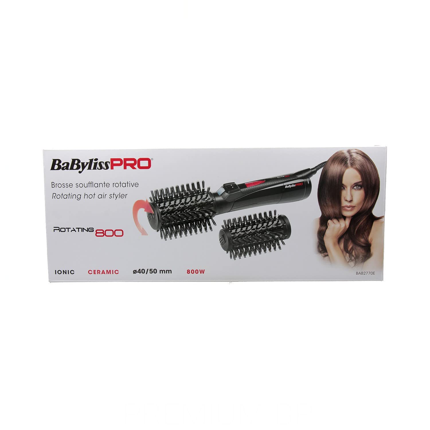 Image secondaire de BaByliss PRO BAB2770E - Brosse soufflante Rotative Ionique Professionnelle - Rotating 800 - Volume Cheveux