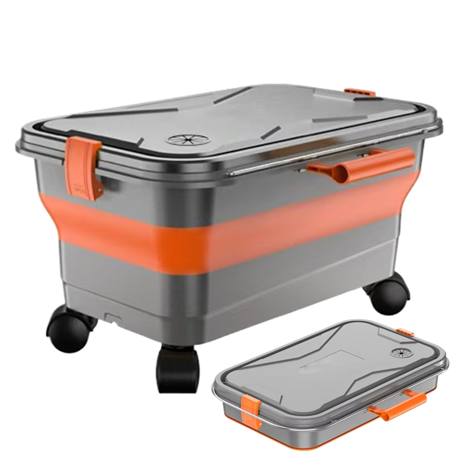 Réservoir d'eau pour Nettoyeur Haute Pression, Réservoir Organisateur 22 litres pour Lavage Auto, Conteneur Pliable de Rangement pour Jardinage Extérieur et Lavage Auto Familial