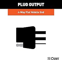Vista 5 de CURT 56325 Arnés de cableado de remolque personalizado de 4 pines para el lado del vehículo, se adapta a Buick Envision, Chevrolet Blazer, GMC