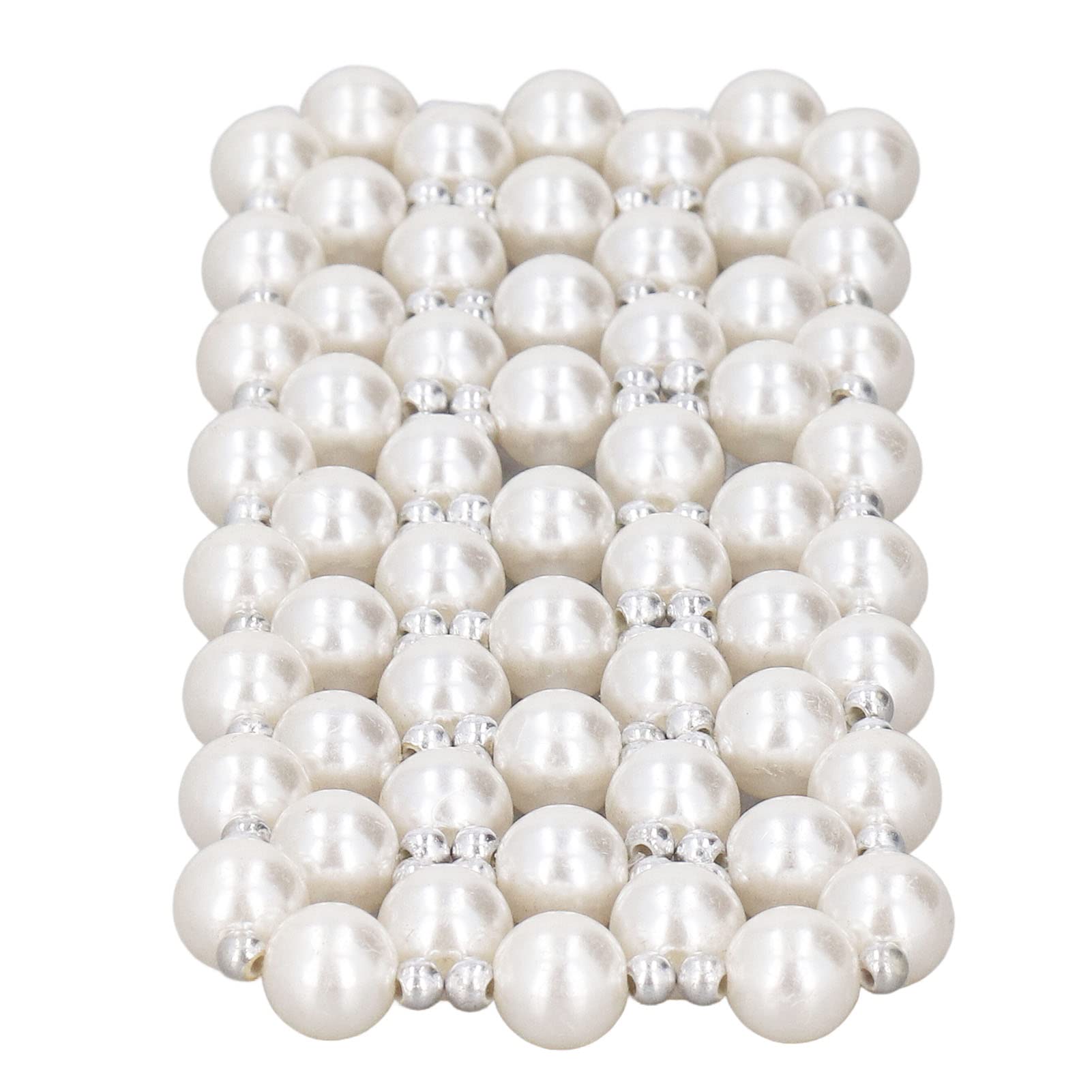 Srliya Cinturino in Perle Fai-da-te, Chiusura Decorativa in Metallo