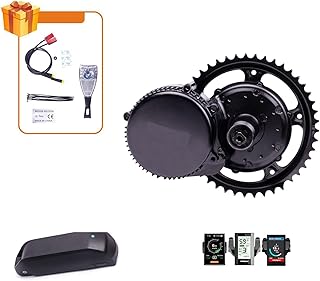 DERUIZ Bafang Mid Drive 750W BBS02B BBS02 48V Electric Bike Conversion Kit Ebike Motor with Lithium Battery Pack and Charger for Mountain Bike City Road Bike