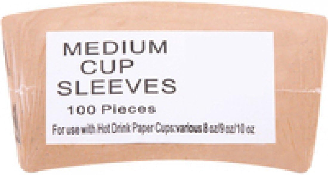 Medium 9oz Paper Cup Sleeve Pk100 CCS09