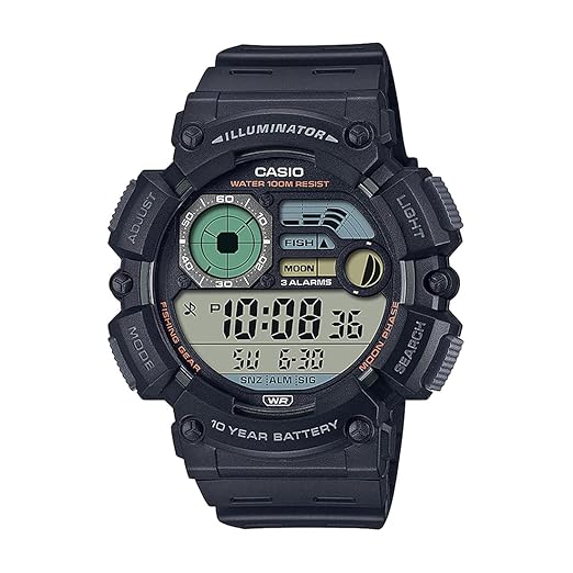 Buy Casio Digital Black Dial Unisex's WatchWS1500H1AVDF at Amazon.in