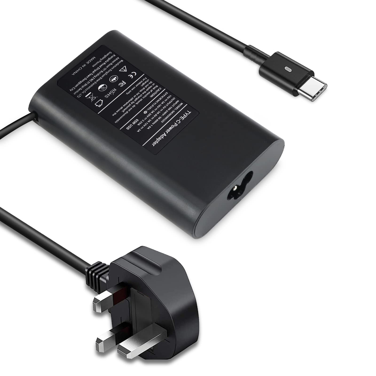 Buy 65W USB C AC Adapter Laptop Charger for Dell XPS 13 9350 9360 9370