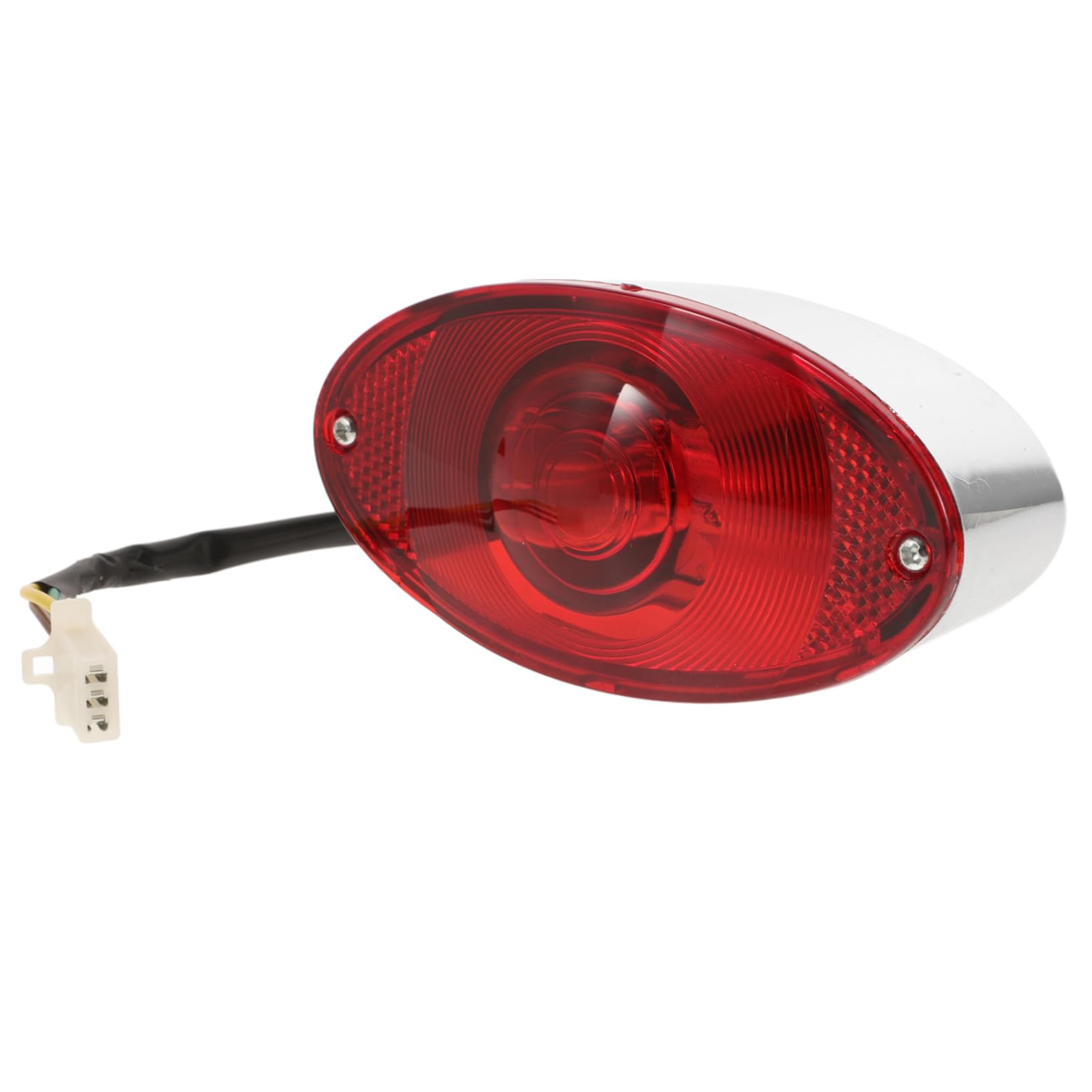 Feu De Frein Arrière Pour Moto Plastique Œil De Chat Lumière De Frein Vintage Et Lumière De Position Compatible Avec Honda