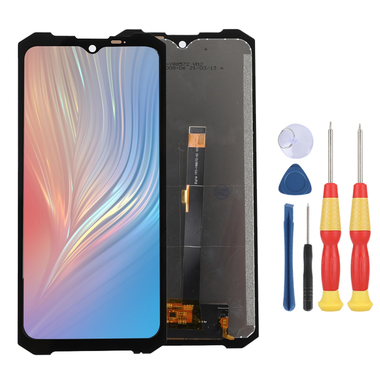 LCD Display Compatible with DOOGEE S96 Pro LCD Display Touch Screen Assembly Repair Replacement Parts with Tools