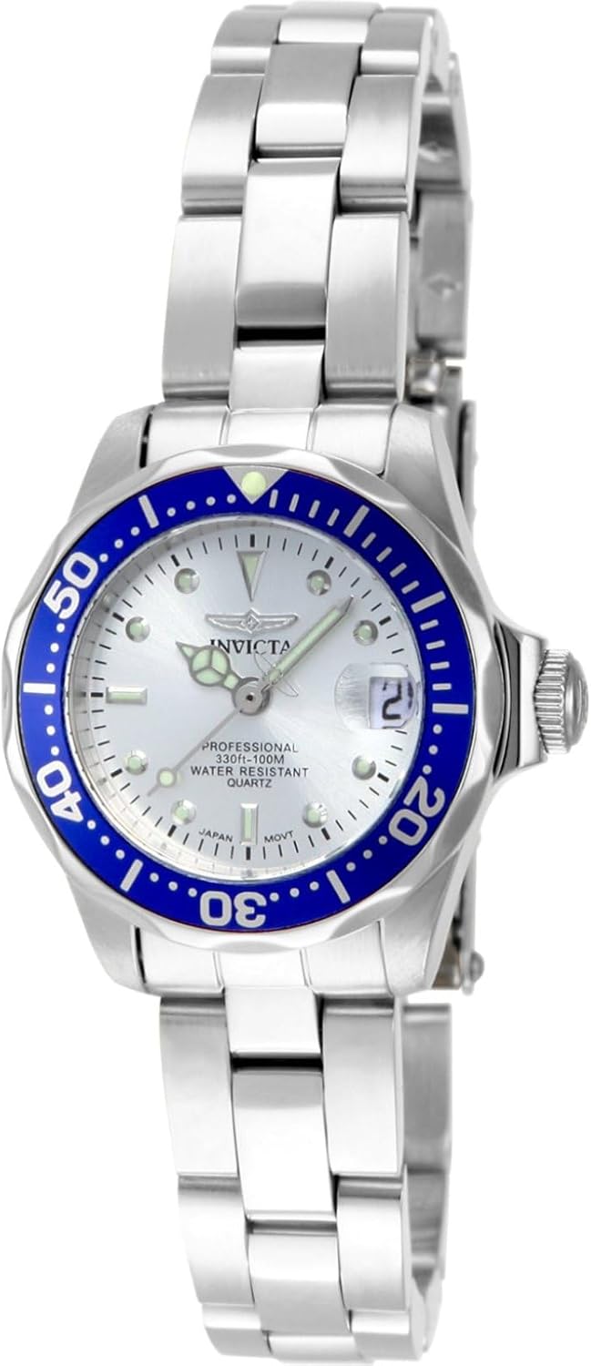 Invicta Women's 14125 Pro Diver Silver Dial Stainless Steel Watch