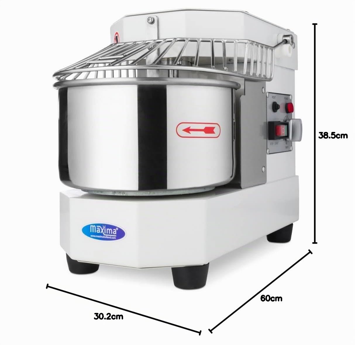 Maxima Impastatrice a spirale – 8 l – 4,5 kg – 450 Watt