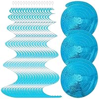 18pcs Decorazioni Feste Appendere a Spirale, Decorazioni Soffitti a Spirale Oro, Riutilizzabili Stelle Filanti a Spirale, Ghirlanda a Spirale per Baby Shower,Matrimonio,Natale,Forniture Bomboniere