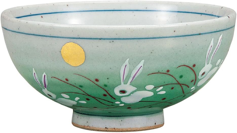 Japanese Rice Bowl Rabbit KUTANI YAKI(ware)