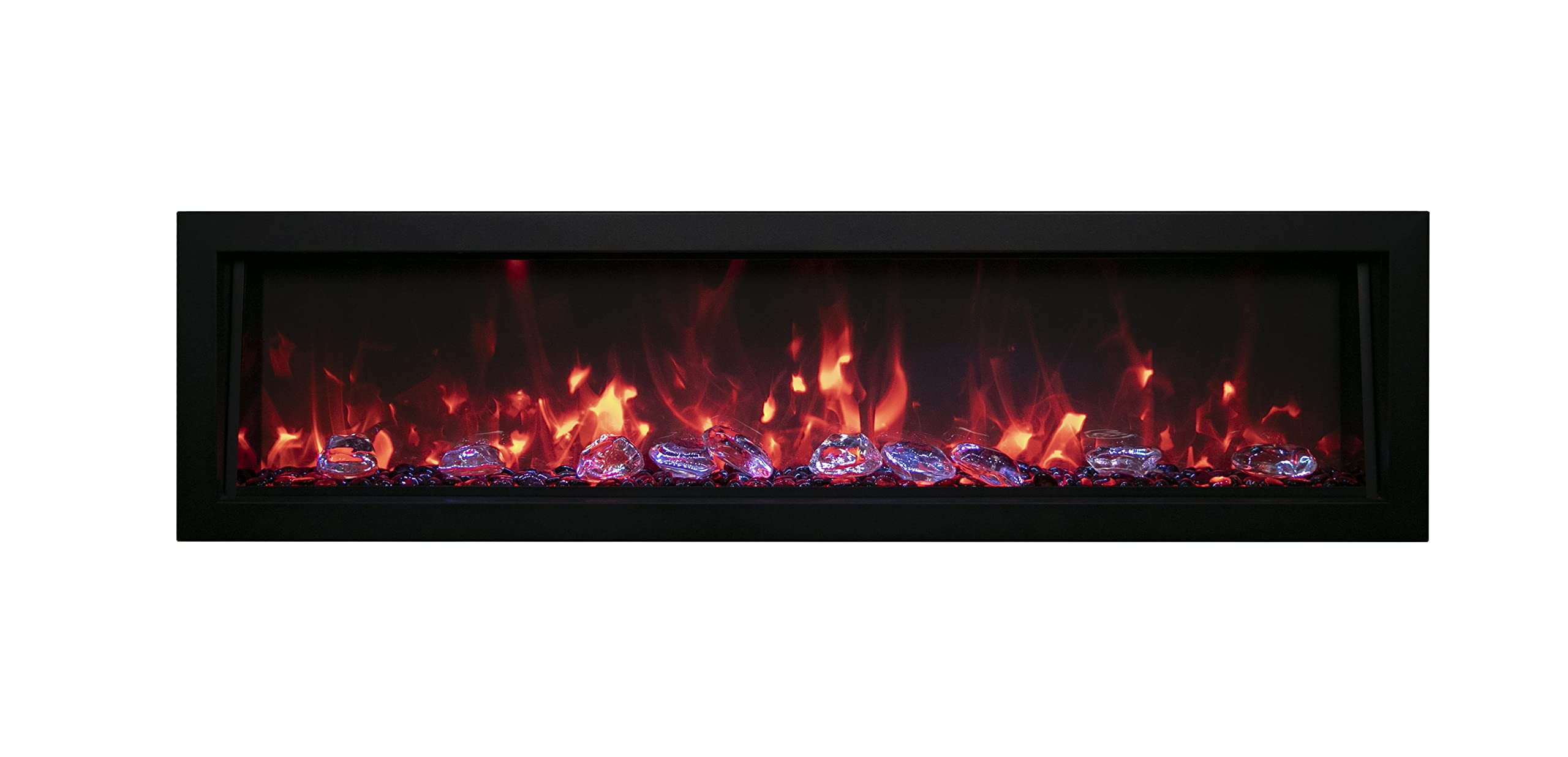 Remii Extra Tall Indoor/Outdoor Built-in Electric Fireplace - 55