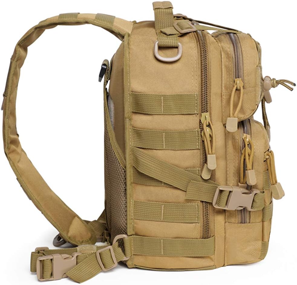 Tactical Sling Bag, Sport Bag Military Rover Shoulder Backpack EDC Assault Range Bag, Chest Pack Handbag Waterproof
