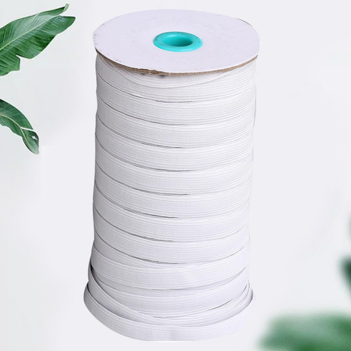 HAKIDZEL DIY Replacement White Polyester Elastic Band Delicate and Convenient Elastic Strap for Sewing and Crafting