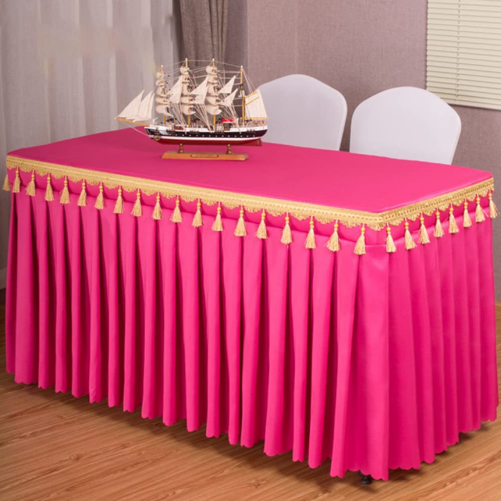 Nappe pour table de Noël hôtel et mariage bleu royal rectangulaire