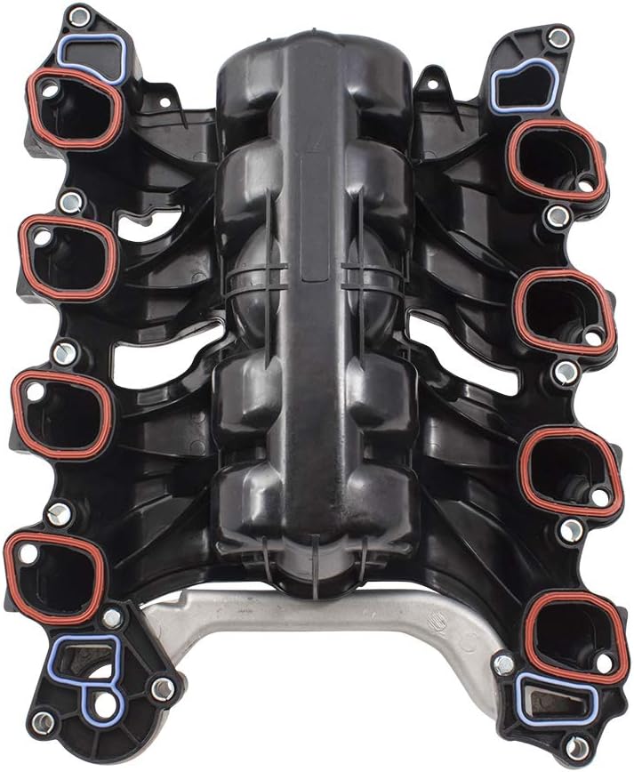 Brock Replacement Upgraded Design Upper Intake Manifold w/Thermostat Gaskets & Hardware Kit Compatible with F150 Pickup & E-Series Van 4.6L 9L3Z9424E