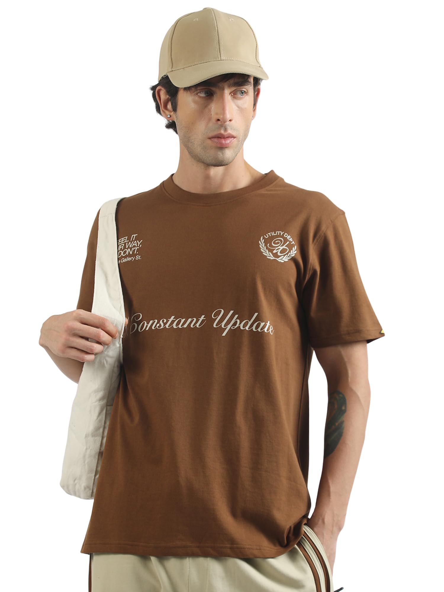 maniac || Mens || Printed || Round Neck || Half Sleeve || Cotton || Polo Tshirt-picture-15